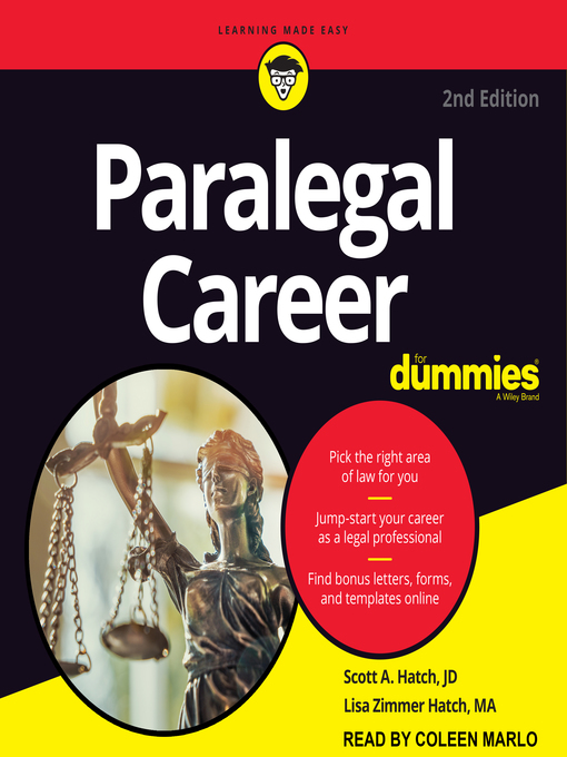 Title details for Paralegal Career for Dummies by Lisa Zimmer Hatch - Wait list